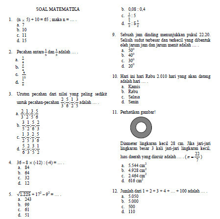 Detail Contoh Soal Osn Matematika Smp Nomer 51