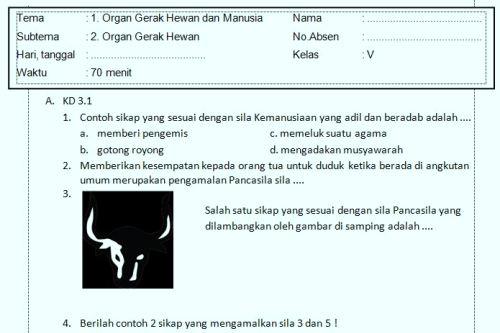 Detail Contoh Soal Pancasila Nomer 24