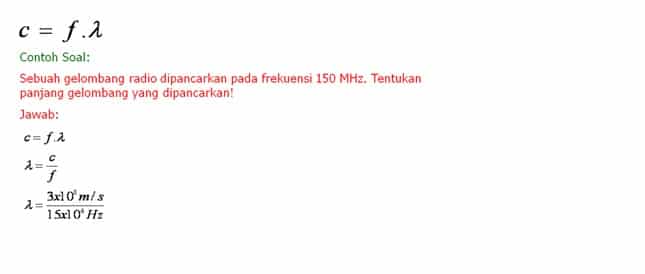 Detail Contoh Soal Panjang Gelombang Nomer 29