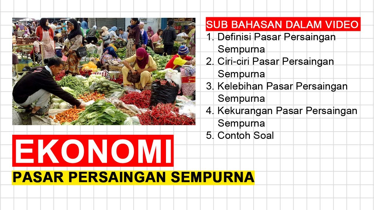 Detail Contoh Soal Pasar Persaingan Sempurna Nomer 56