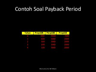 Detail Contoh Soal Payback Period Nomer 26