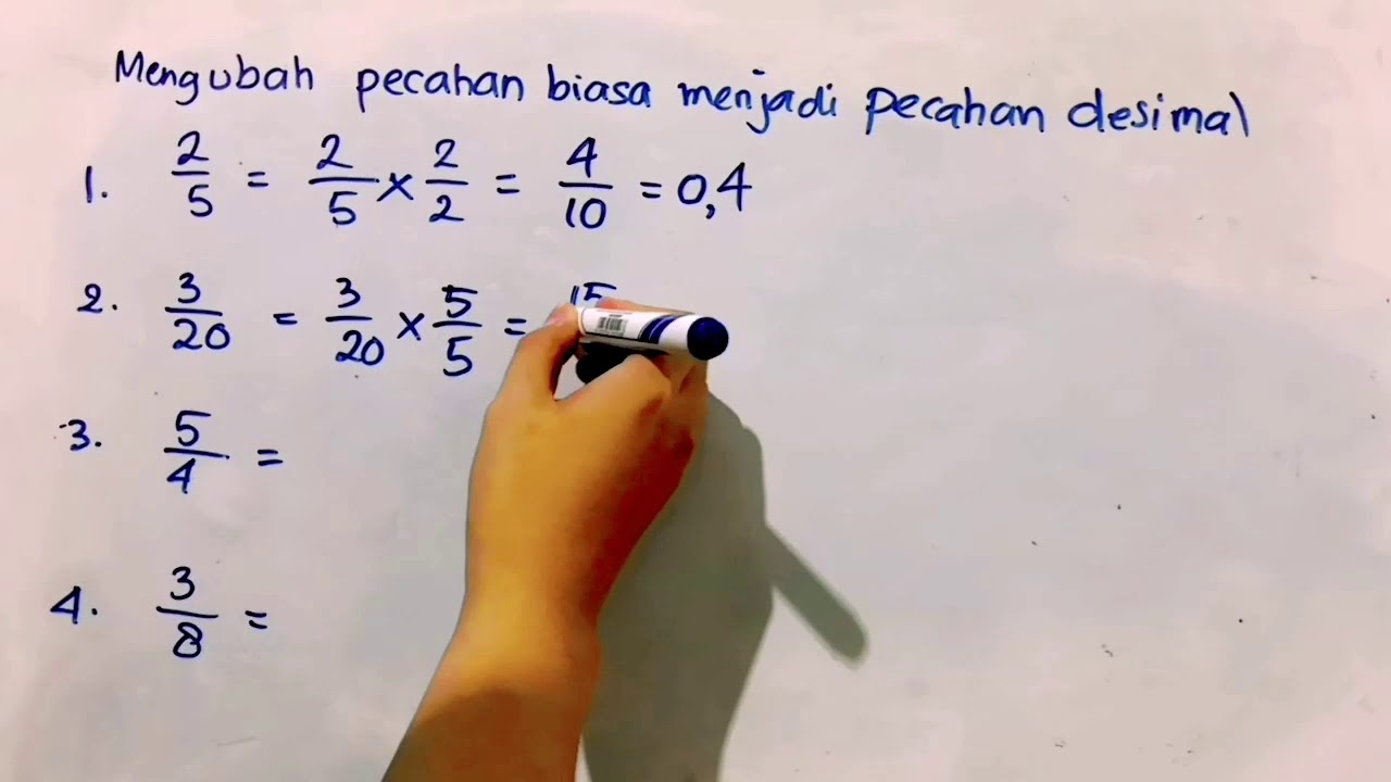 Detail Contoh Soal Pecahan Desimal Nomer 3