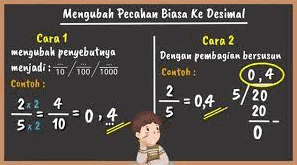 Detail Contoh Soal Pecahan Desimal Nomer 26