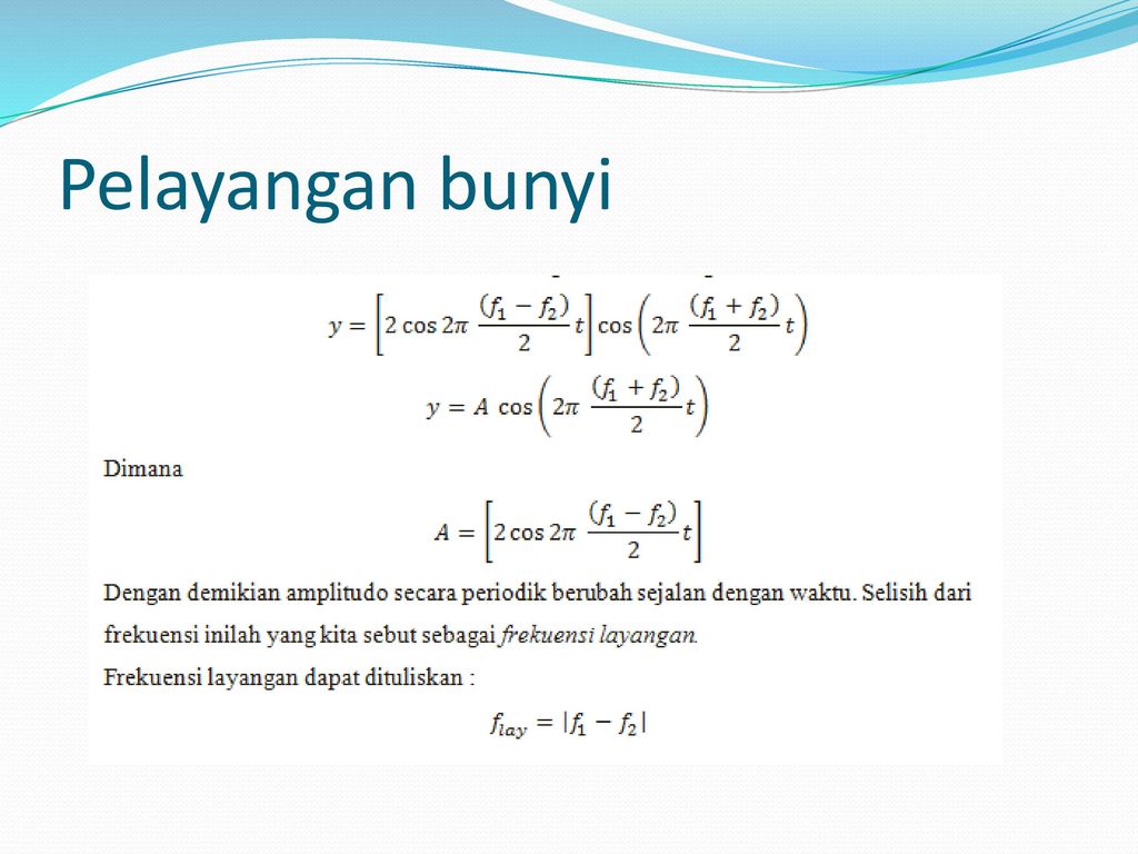 Detail Contoh Soal Pelayangan Bunyi Nomer 15