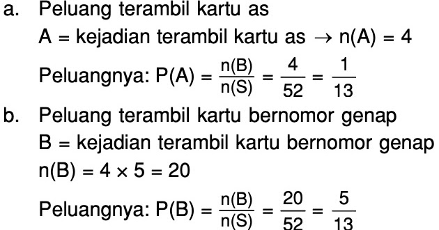 Detail Contoh Soal Peluang Kartu Bridge Nomer 19