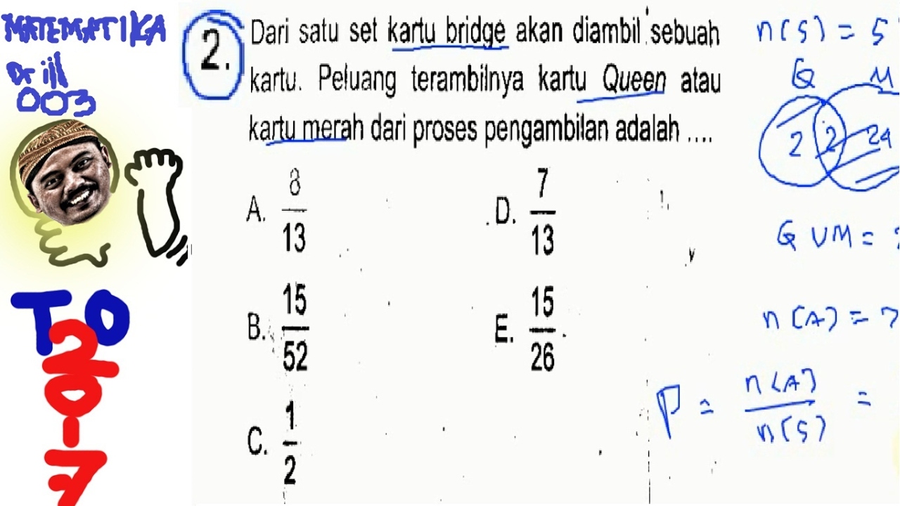 Detail Contoh Soal Peluang Kartu Bridge Nomer 6