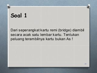 Detail Contoh Soal Peluang Kartu Bridge Nomer 50