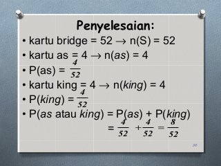 Detail Contoh Soal Peluang Kartu Bridge Nomer 10