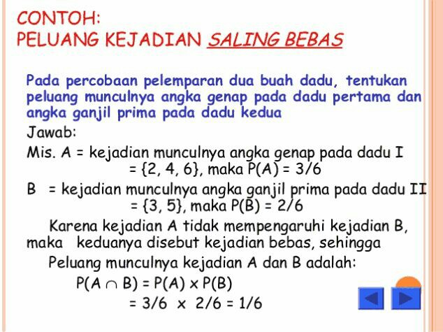 Detail Contoh Soal Peluang Saling Bebas Nomer 3