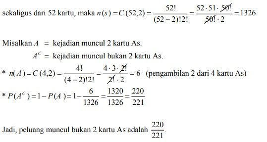 Detail Contoh Soal Peluang Statistika Kuliah Nomer 55