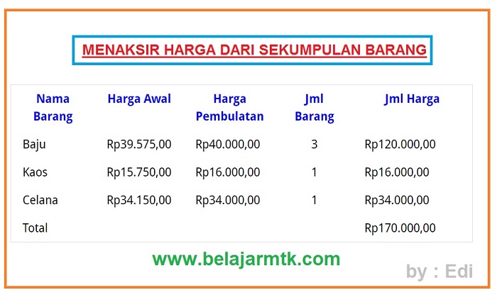 Detail Contoh Soal Pembulatan Nomer 40