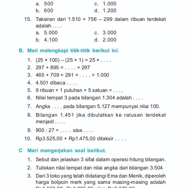 Detail Contoh Soal Pembulatan Nomer 48