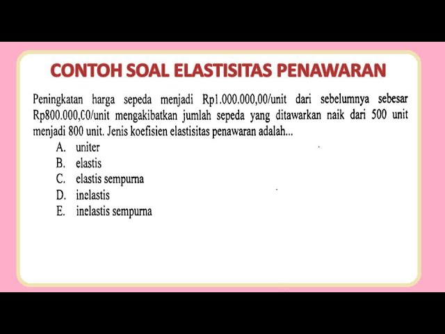 Detail Contoh Soal Penawaran Nomer 29