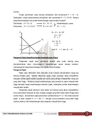 Detail Contoh Soal Penawaran Dan Permintaan Nomer 17