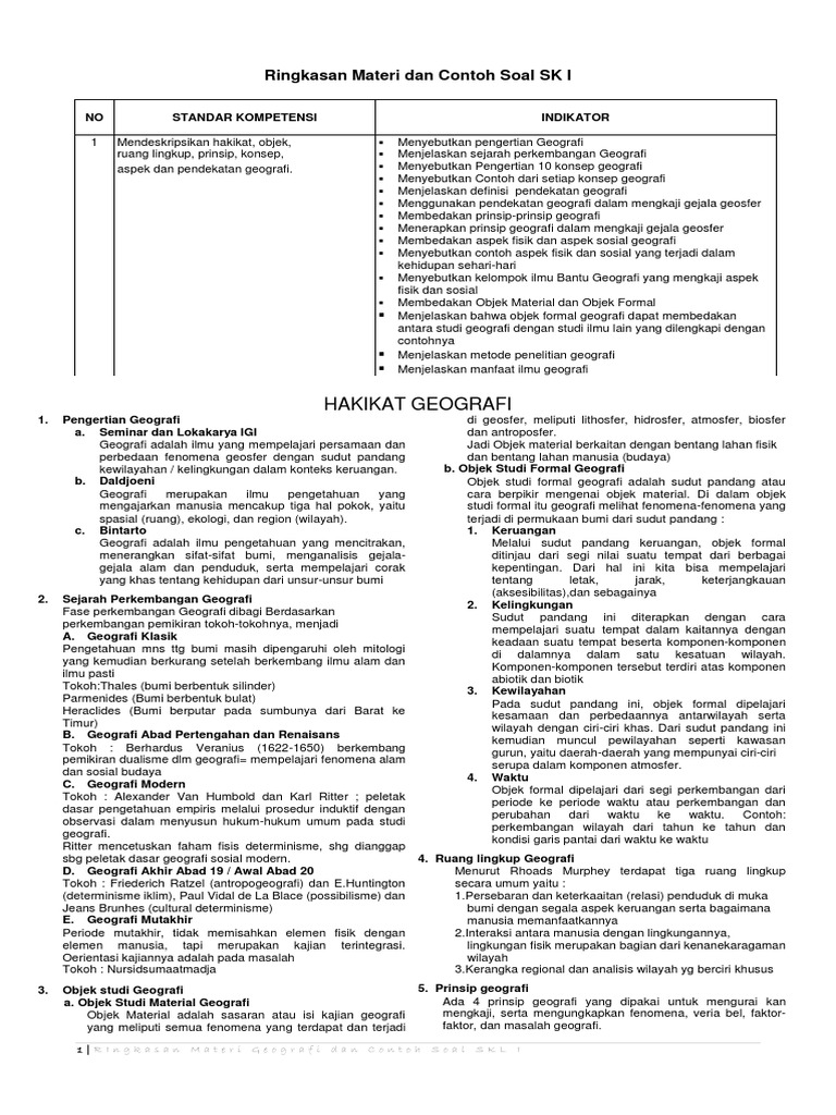 Detail Contoh Soal Pendekatan Geografi Nomer 25