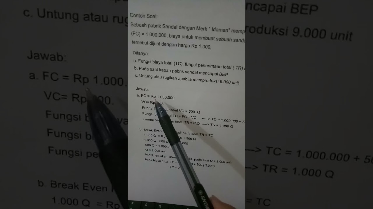 Detail Contoh Soal Penerimaan Total Nomer 56