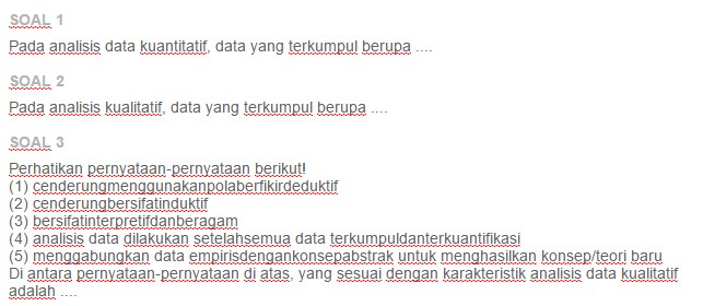 Detail Contoh Soal Pengolahan Data Nomer 30