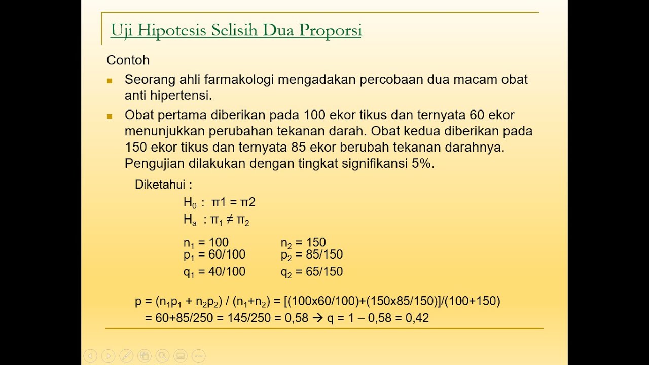 Contoh Soal Pengujian Hipotesis - KibrisPDR