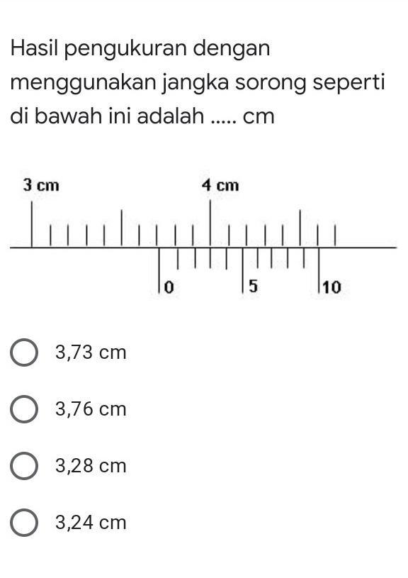 Detail Contoh Soal Pengukuran Jangka Sorong Nomer 6