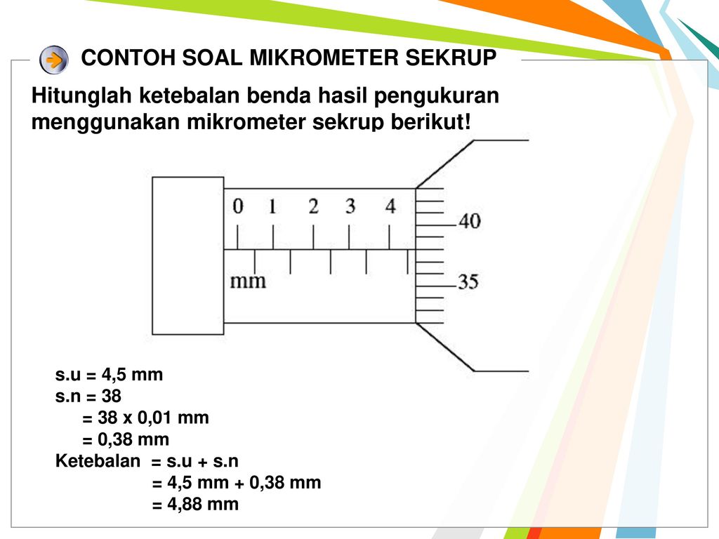 Detail Contoh Soal Pengukuran Mikrometer Sekrup Nomer 32