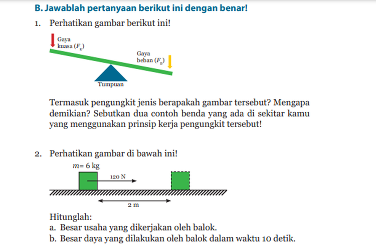 Detail Contoh Soal Pengungkit Nomer 8