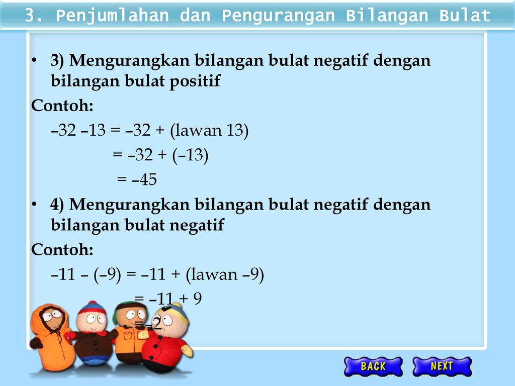 Detail Contoh Soal Pengurangan Bilangan Bulat Nomer 16