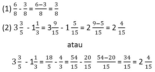 Detail Contoh Soal Pengurangan Pecahan Nomer 16
