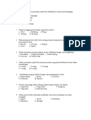 Detail Contoh Soal Penjas Kelas 11 Nomer 27