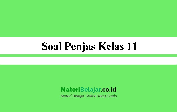 Contoh Soal Penjas Kelas 11 Semester 1 - KibrisPDR