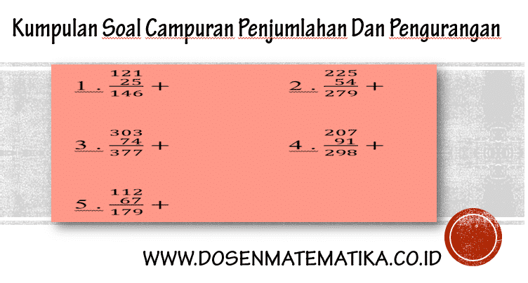 Detail Contoh Soal Penjumlahan Bilangan Bulat Nomer 46