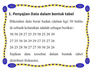 Detail Contoh Soal Penyajian Data Nomer 36