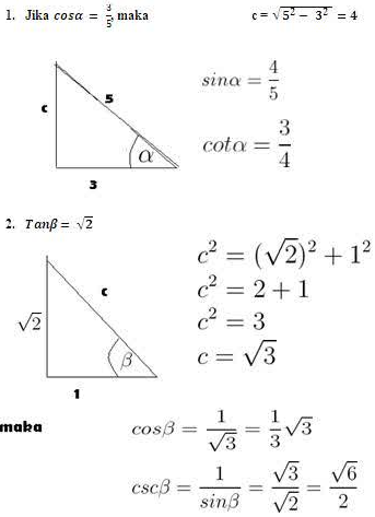 Detail Contoh Soal Perbandingan Trigonometri Nomer 17