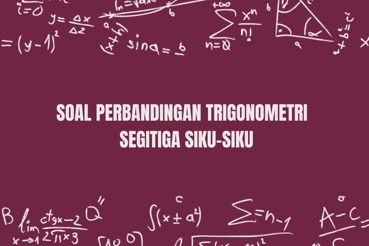 Detail Contoh Soal Perbandingan Trigonometri Pada Segitiga Siku Siku Nomer 46