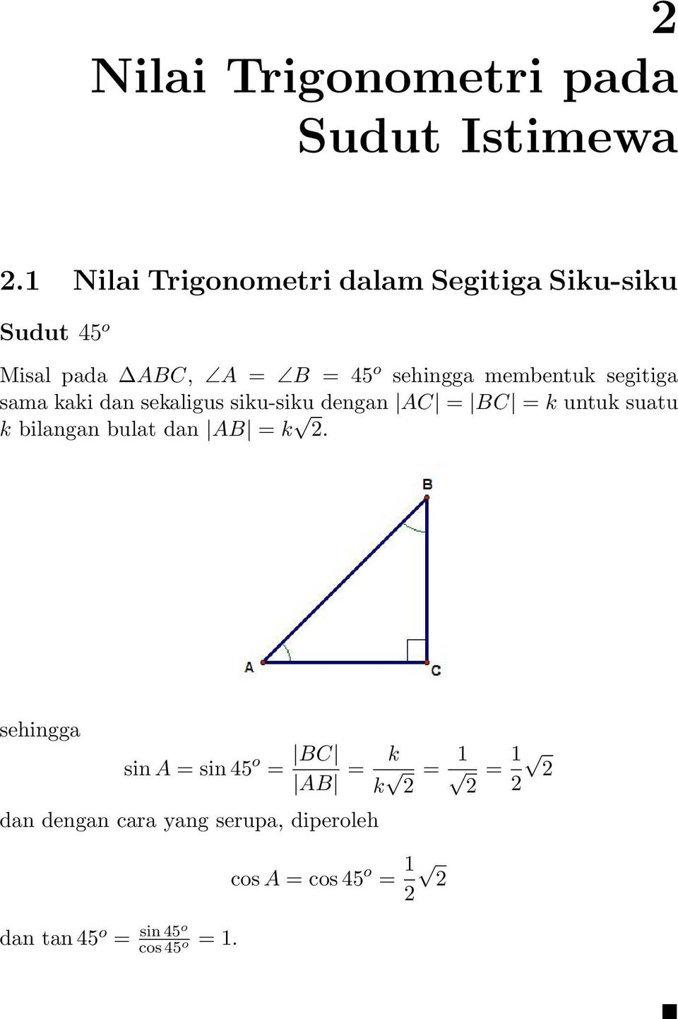 Detail Contoh Soal Perbandingan Trigonometri Pada Segitiga Siku Siku Nomer 51