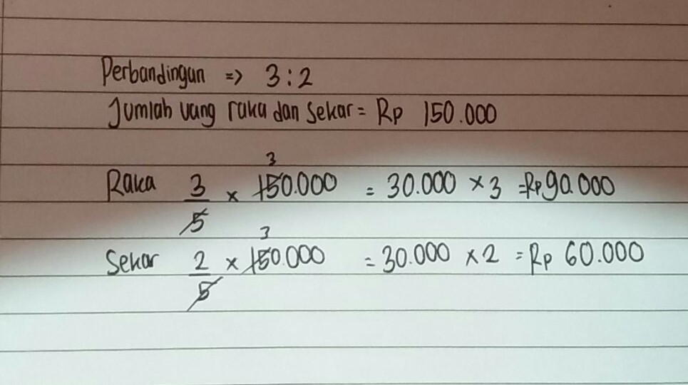 Detail Contoh Soal Perbandingan Uang Nomer 30