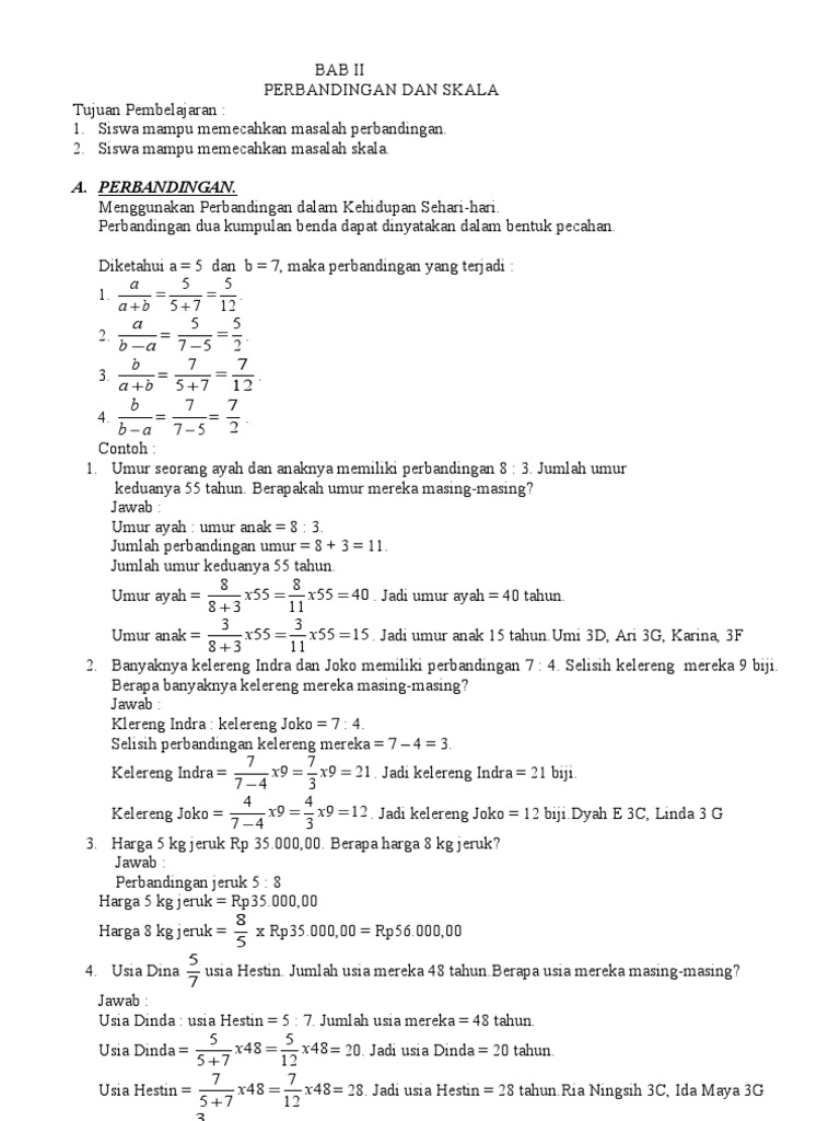 Detail Contoh Soal Perbandingan Umur Nomer 50