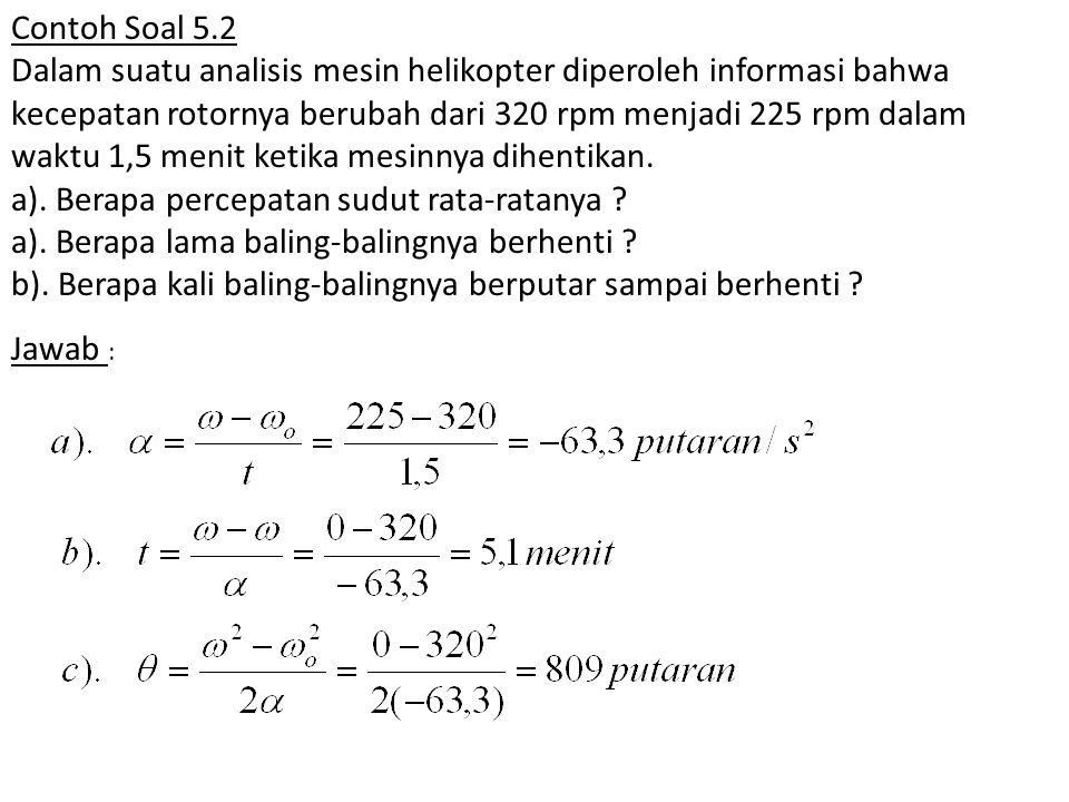 Detail Contoh Soal Percepatan Sudut Nomer 40