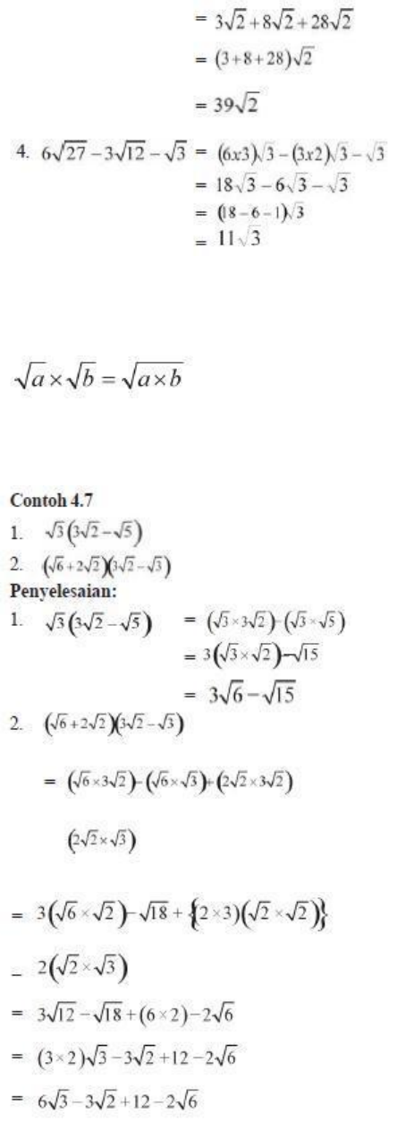 Detail Contoh Soal Perkalian Bentuk Akar Nomer 14