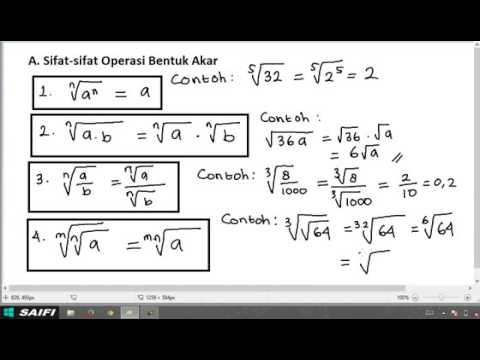 Detail Contoh Soal Perkalian Bentuk Akar Nomer 44