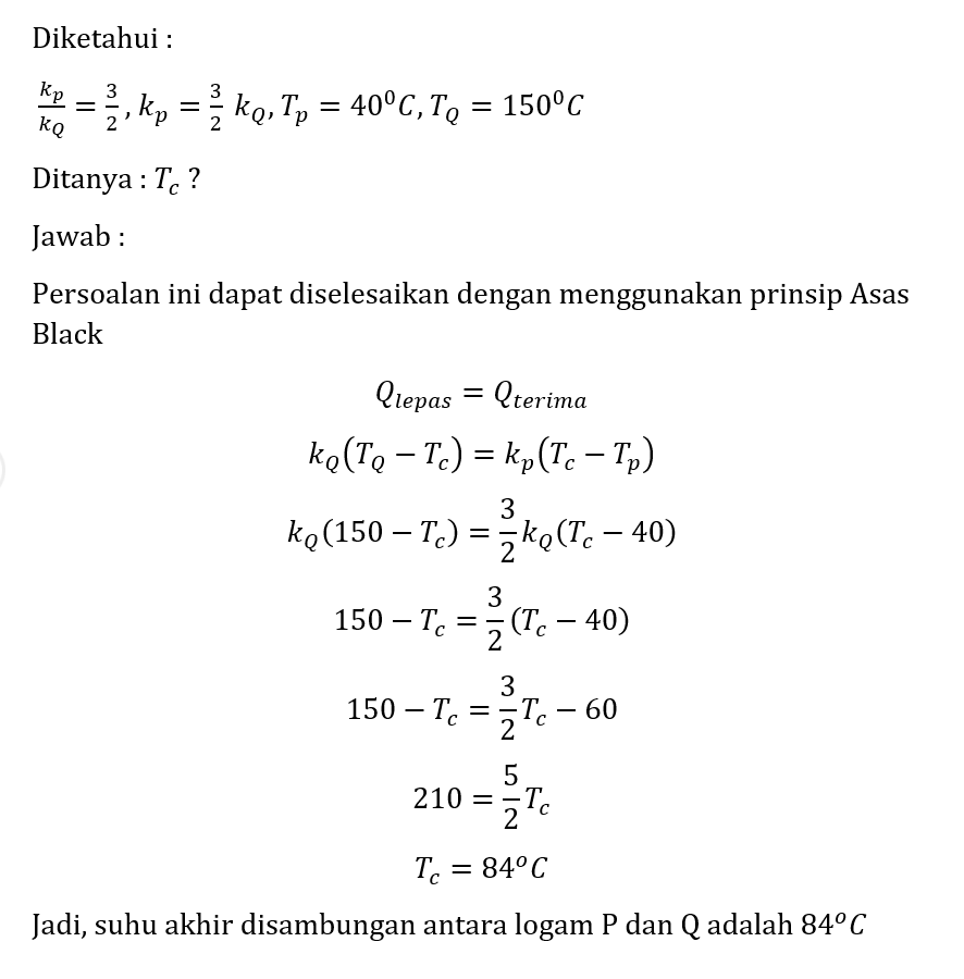 Detail Contoh Soal Perpindahan Nomer 14