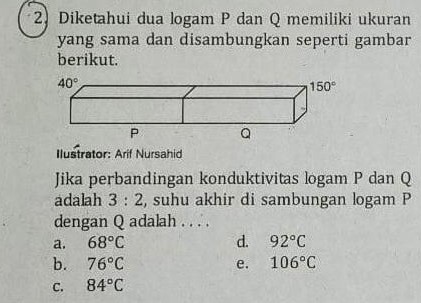 Detail Contoh Soal Perpindahan Nomer 8