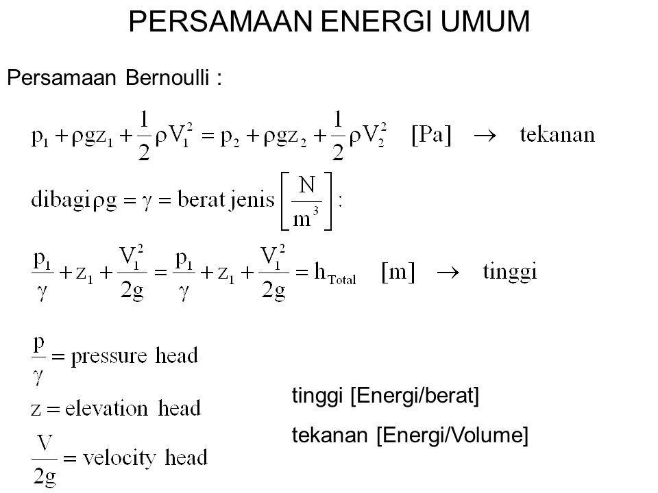 Detail Contoh Soal Persamaan Bernoulli Nomer 9