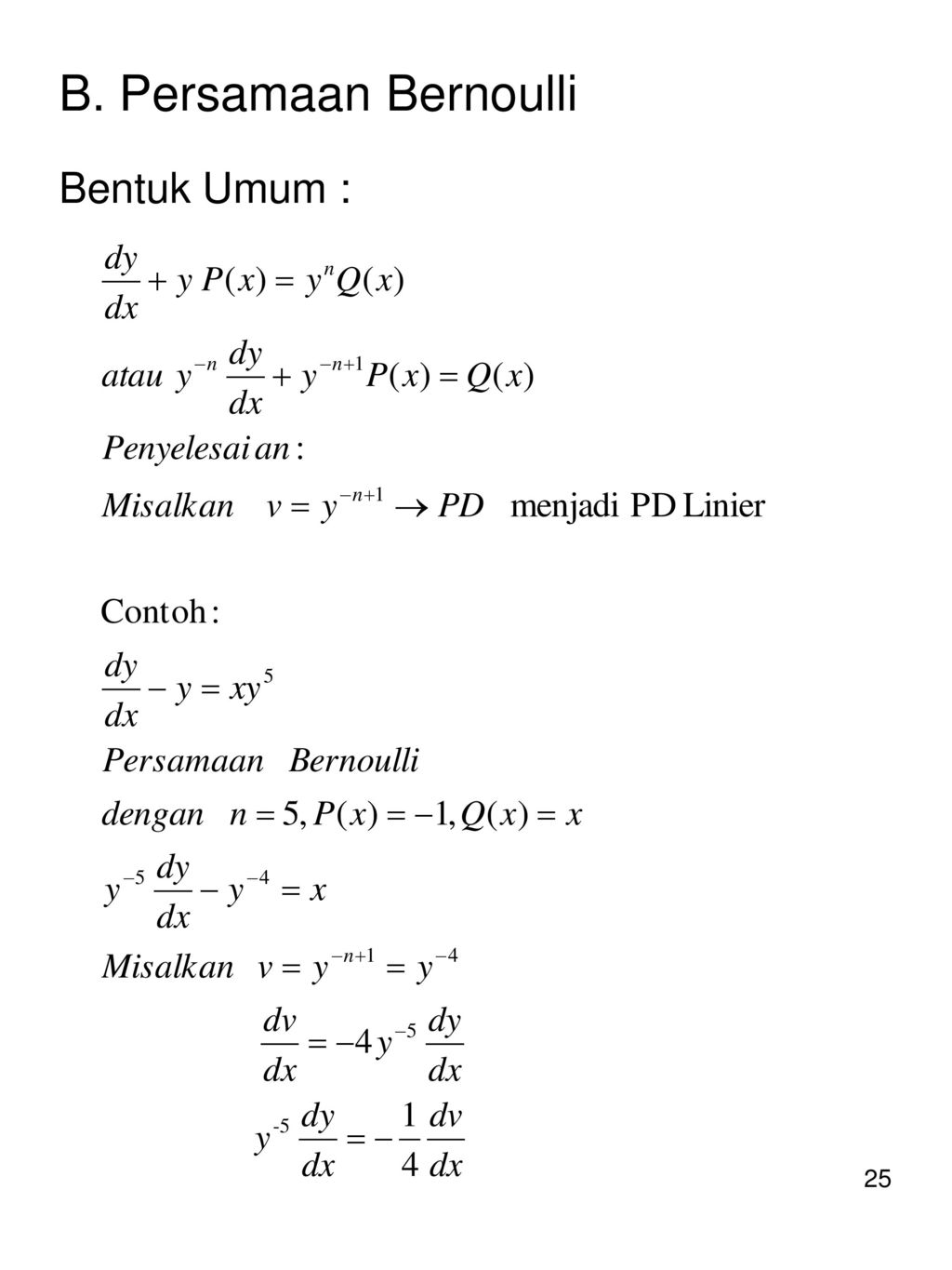 Detail Contoh Soal Persamaan Diferensial Biasa Nomer 19