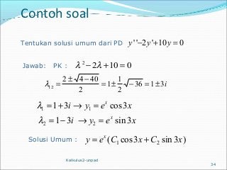 Detail Contoh Soal Persamaan Diferensial Biasa Nomer 41