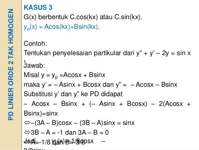 Detail Contoh Soal Persamaan Diferensial Homogen Nomer 56