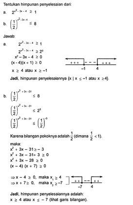 Detail Contoh Soal Persamaan Eksponen Kelas 10 Kurikulum 2013 Nomer 7