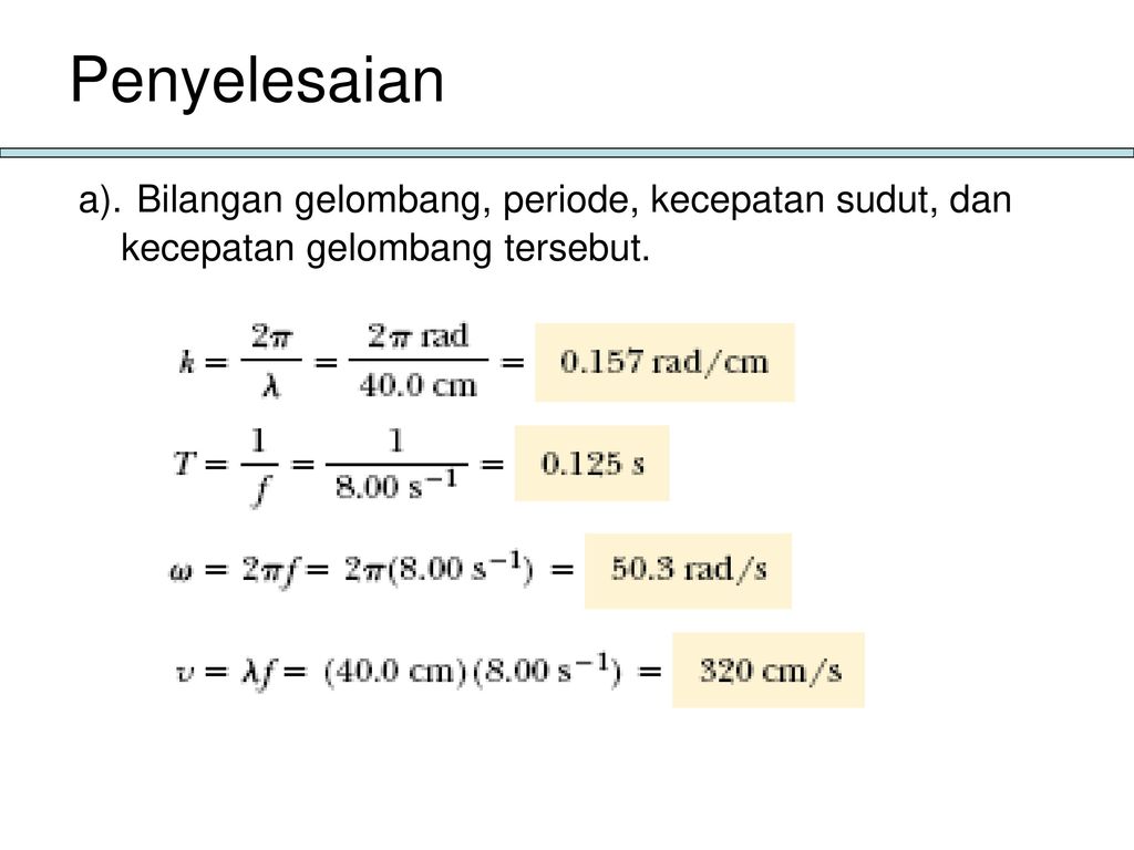 Detail Contoh Soal Persamaan Gelombang Nomer 17