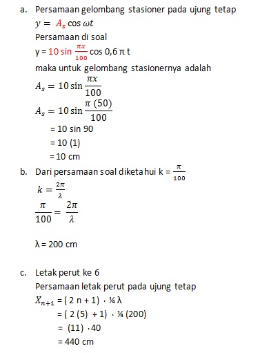 Detail Contoh Soal Persamaan Gelombang Nomer 27