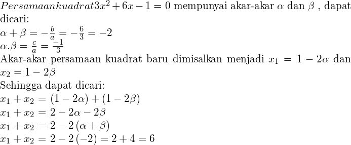 Detail Contoh Soal Persamaan Kuadrat Nomer 22