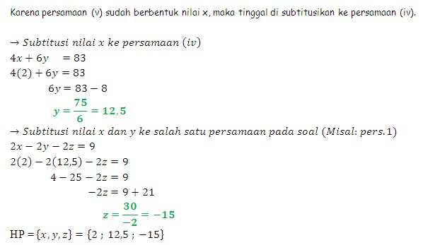 Detail Contoh Soal Persamaan Linear Nomer 21